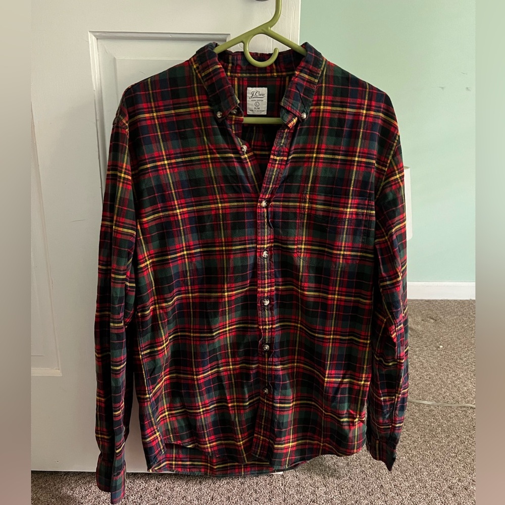 J crew button down side large